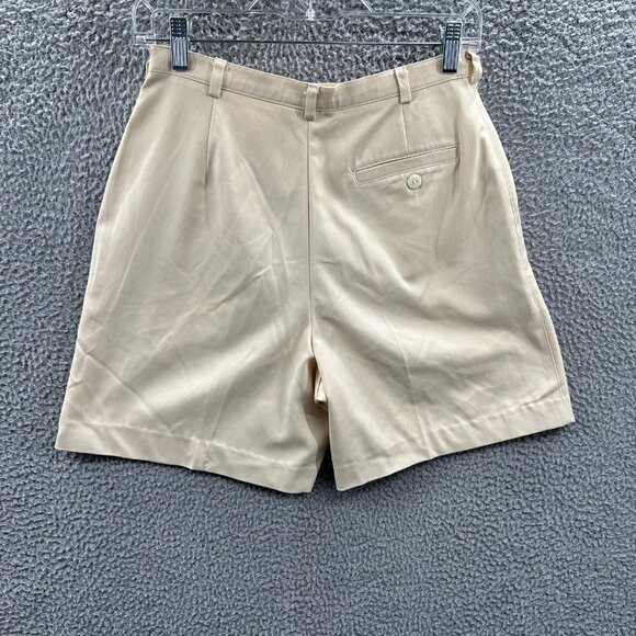 Tail Womens Golf Shorts 4 Tan High Rise Flat Front Bermuda Pockets Stretch - Picture 2 of 10